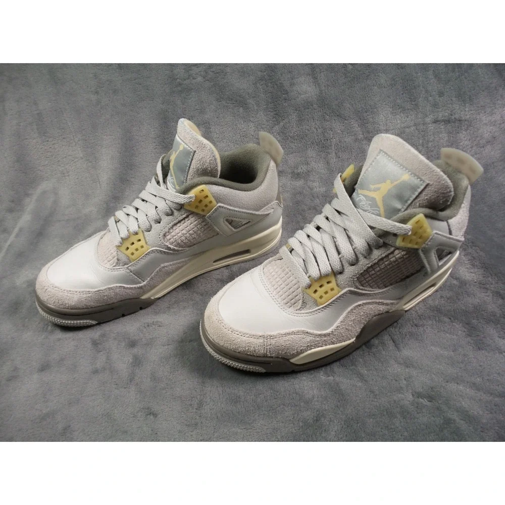 Nike Air Jordan 4 Retro SE Shoes Mens Size 8‎ Gray Craft Photon Dust DV3742-021